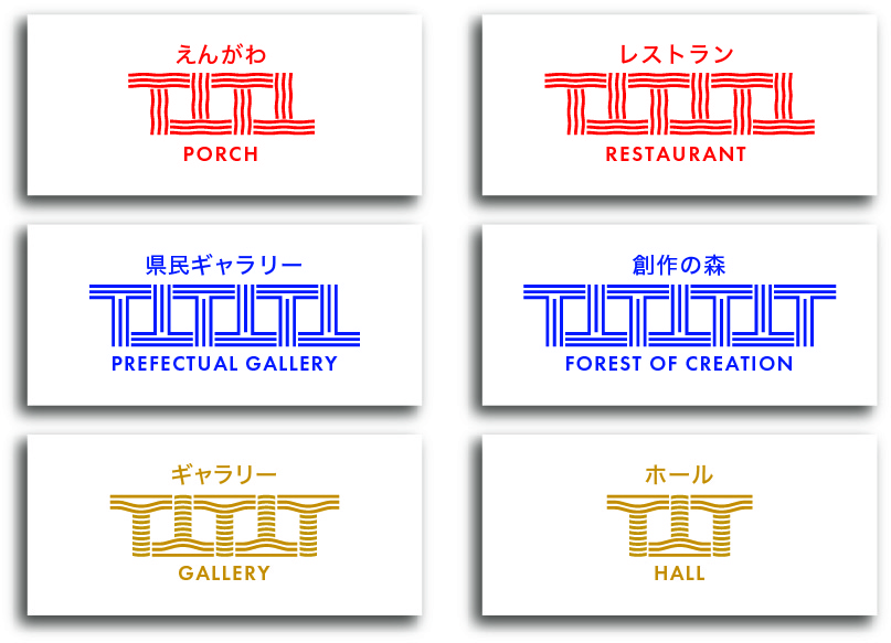 鳥取県立美術館のDI